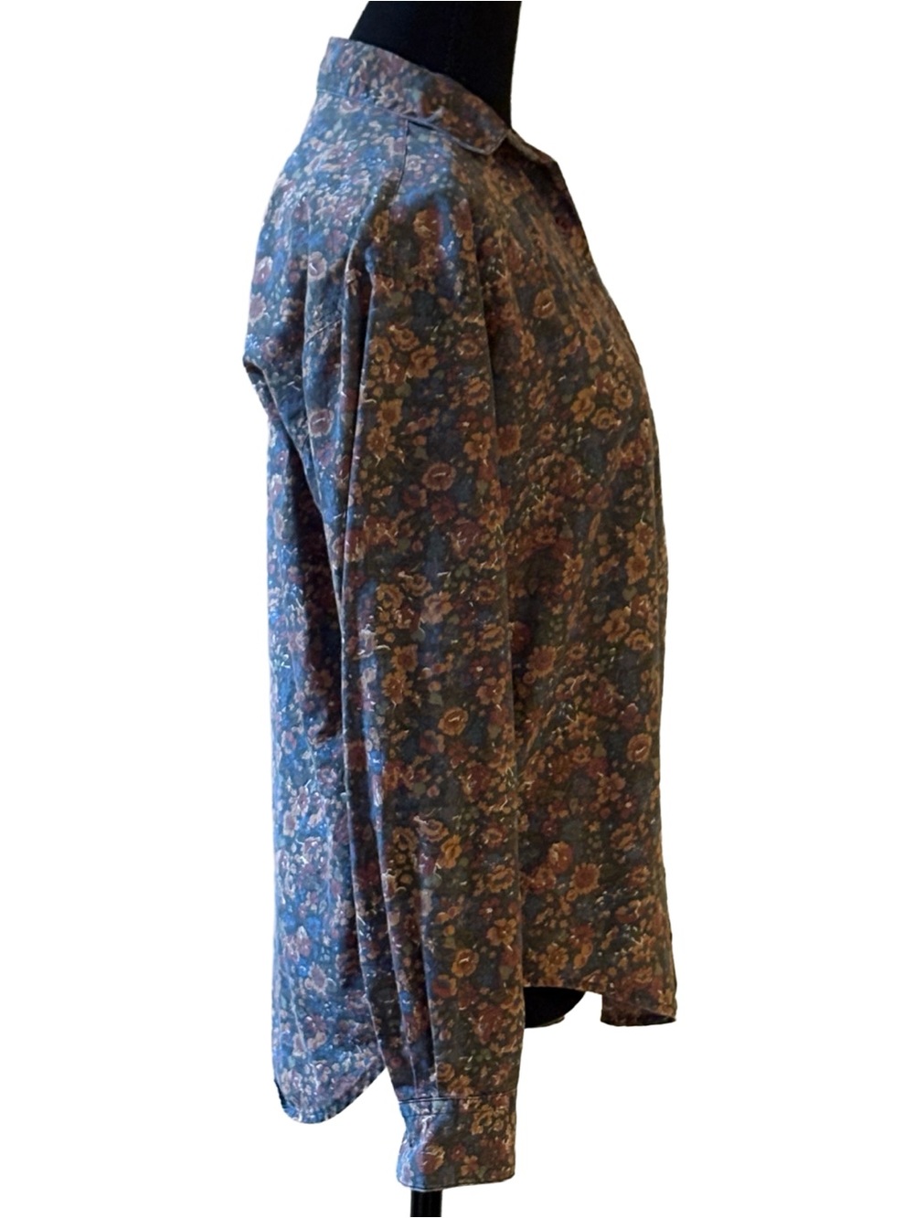 Woolrich Floral Button Up Shirt Small Cottagecore Cotton - Picture 2 of 5